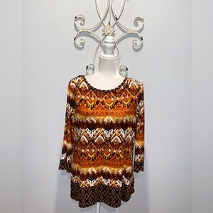 Ruby Rd 3/4 Sleeve Top - Large